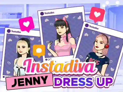Spel Instadiva Jenny Dress Up aanlyn