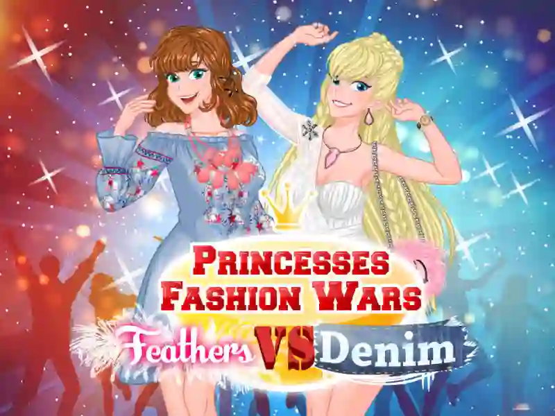 Spel Princesses Fashion Wars Feathers VS Denim aanlyn