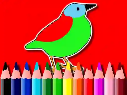 Spel Back To School: Birds Coloring Book aanlyn
