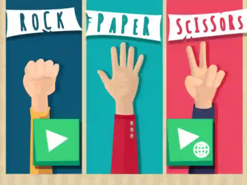 Spel Rock Paper Scissors aanlyn