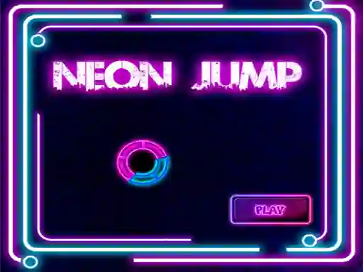 Spel Neon Jump aanlyn