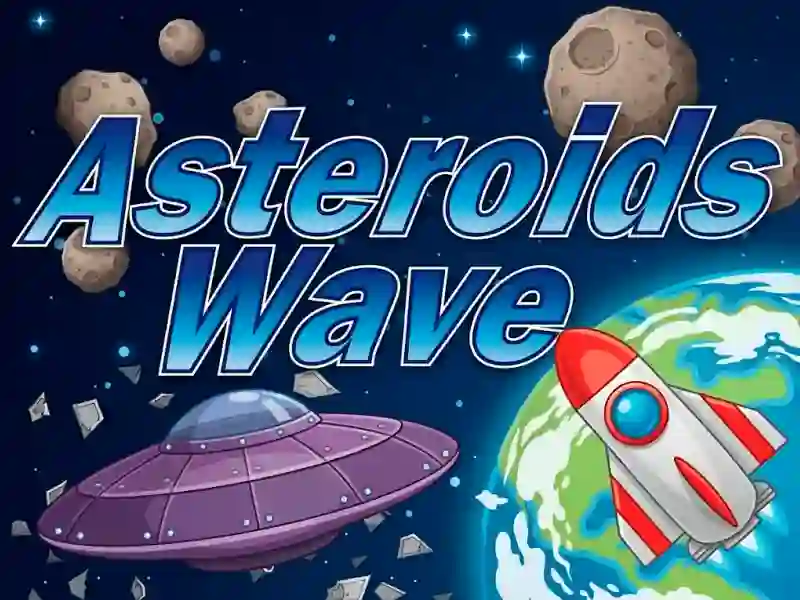Spel Asteroids Wave aanlyn