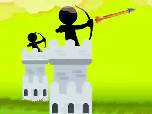 Spel Stickman Archer Castle aanlyn