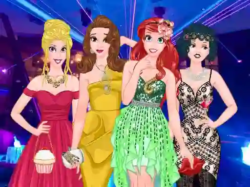 Spel  Princesses Graduation Party Night aanlyn