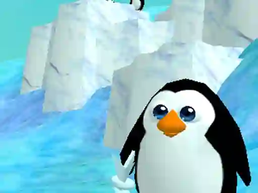 Spel Penguin Run 3d aanlyn