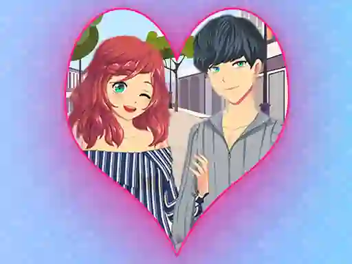 Spel Romantic Anime Couples Dress Up Game aanlyn