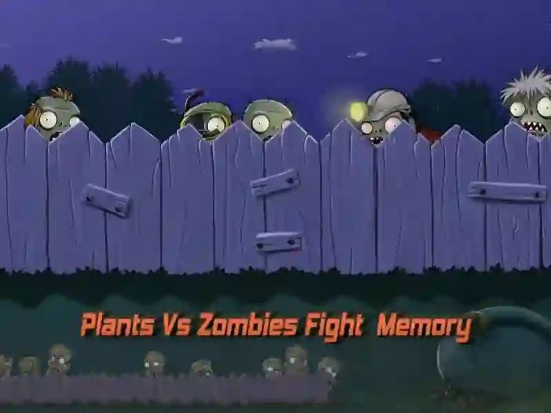 Spel Plants vs Zombies Fight Memory aanlyn