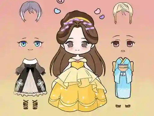 Spel Vivi Doll Dress Up aanlyn