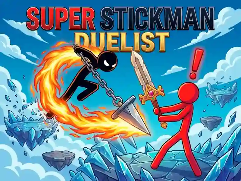 Spel Super Stickman Duelist aanlyn
