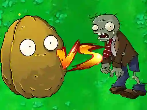 Spel Potato vs Zombies aanlyn