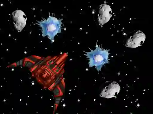 Spel Asteroid Rain aanlyn