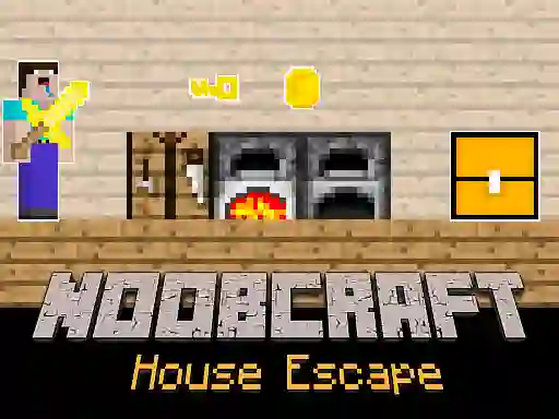 Spel Noobcraft House Escape aanlyn
