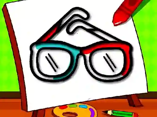 Spel Easy Kids Coloring Glasses aanlyn