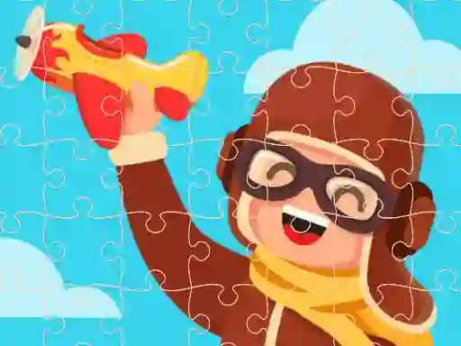 Spel Airplane Puzzles aanlyn