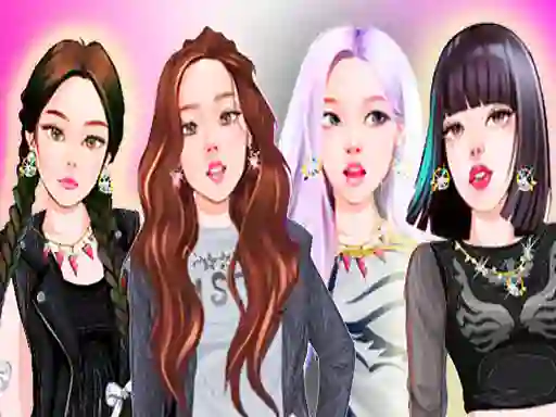 Spel BlackPink Dress Up aanlyn