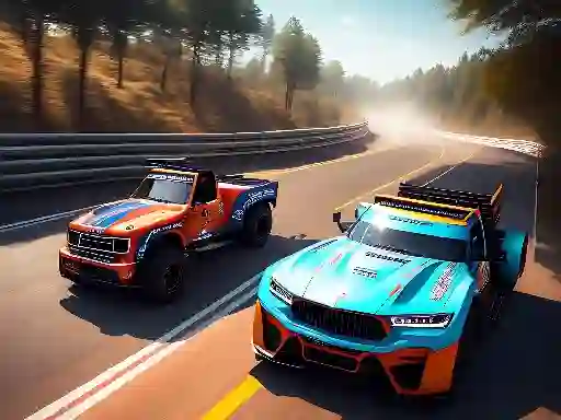 Spel Truck Race aanlyn