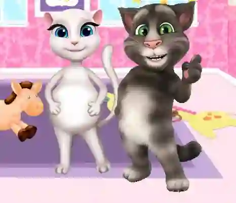 Spel Preganat Kitty Room Decor aanlyn