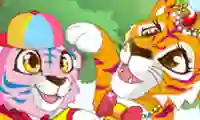 Spel Mommy and Baby Tiger aanlyn