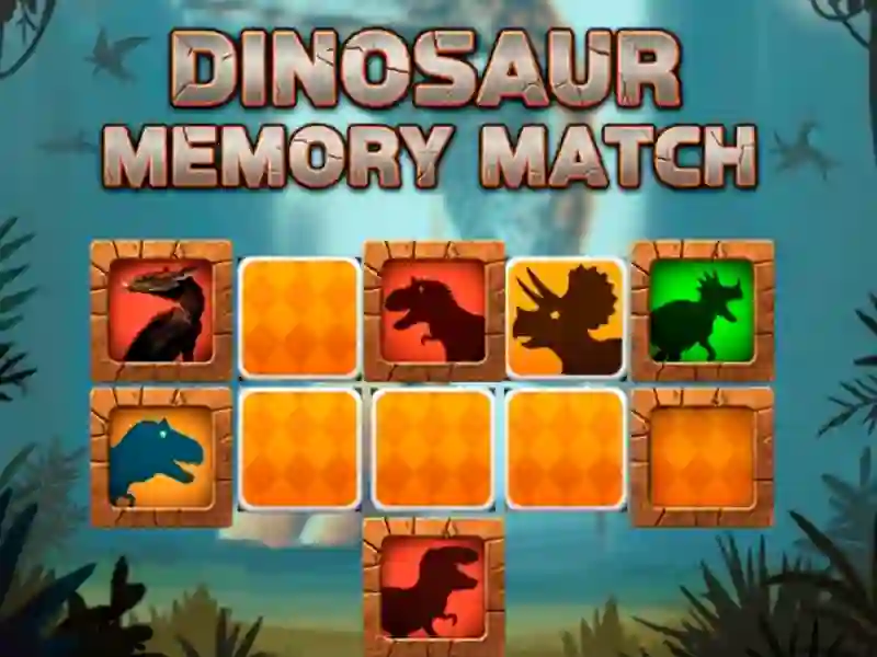 Spel Dinosaur Memory Match aanlyn