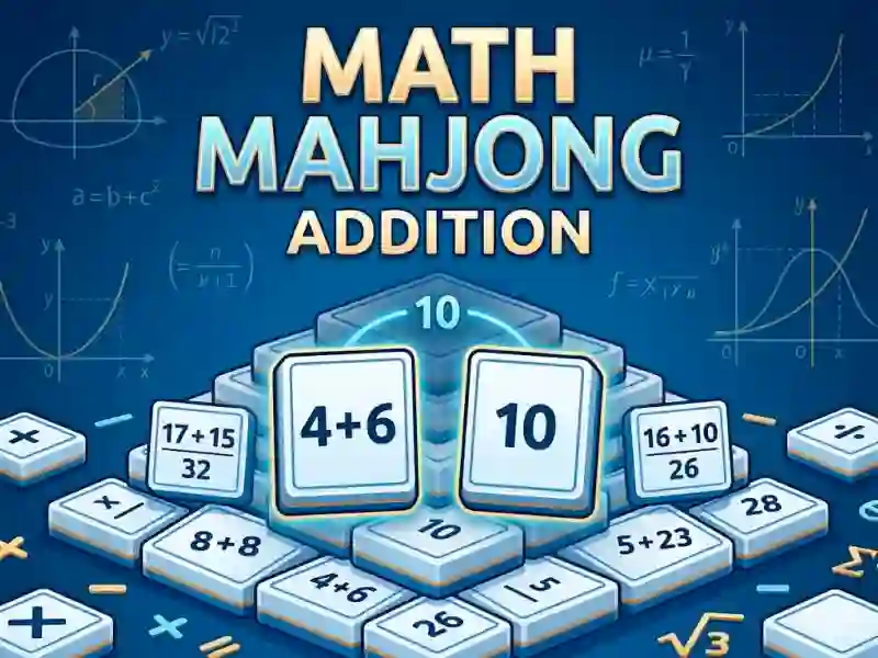 Spel Math Mahjong Addition aanlyn