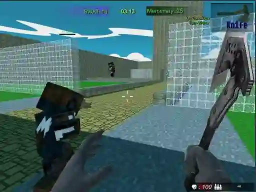 Spel Pixel Fps SWAT Command aanlyn