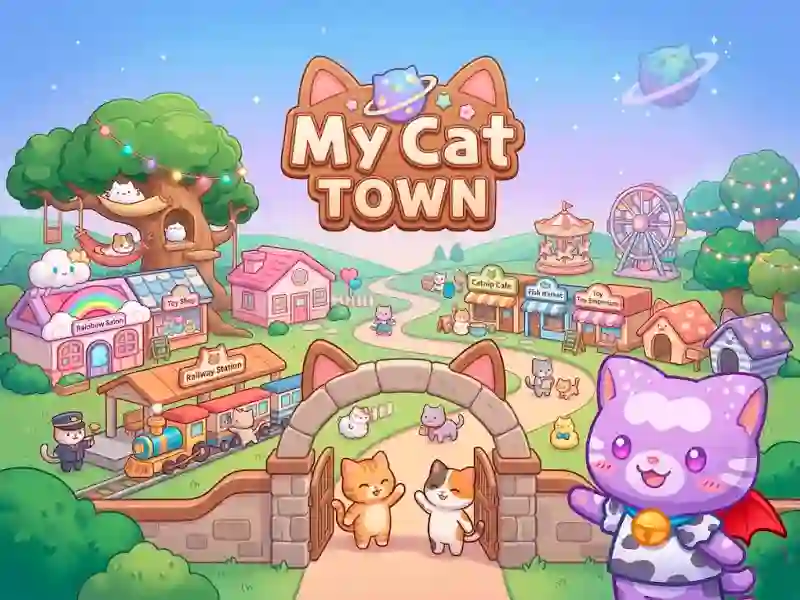 Spel My Cat Town aanlyn
