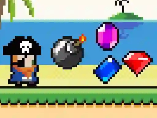 Spel Pirate Bomber aanlyn