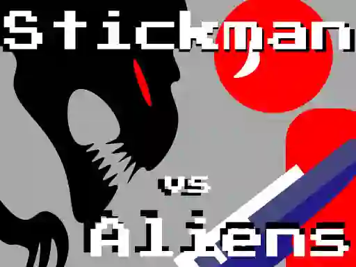 Spel Stickman vs Aliens aanlyn