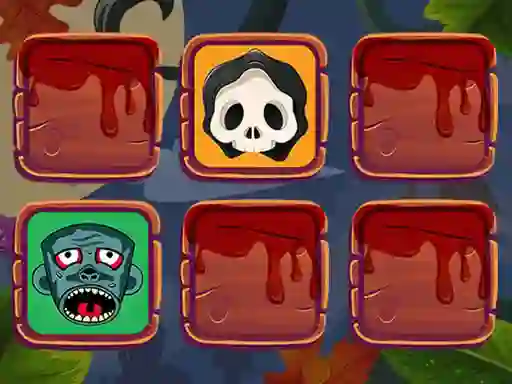 Spel Halloween Faces Memory aanlyn