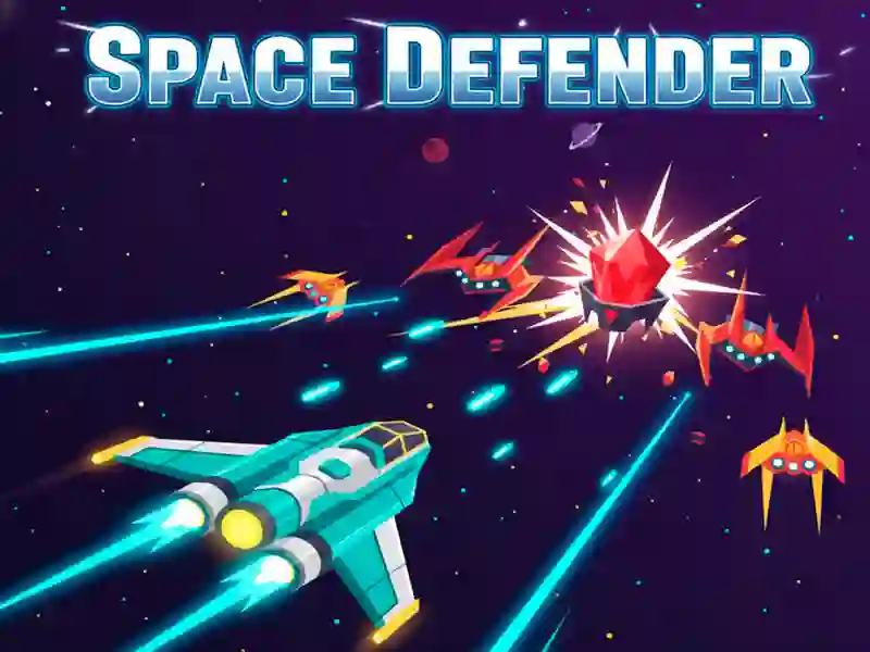 Spel Space Defender aanlyn