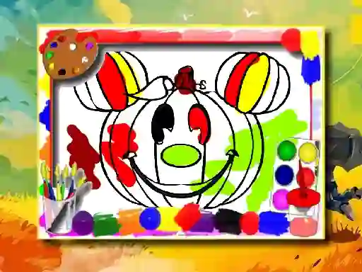 Spel Halloween Coloring Book aanlyn