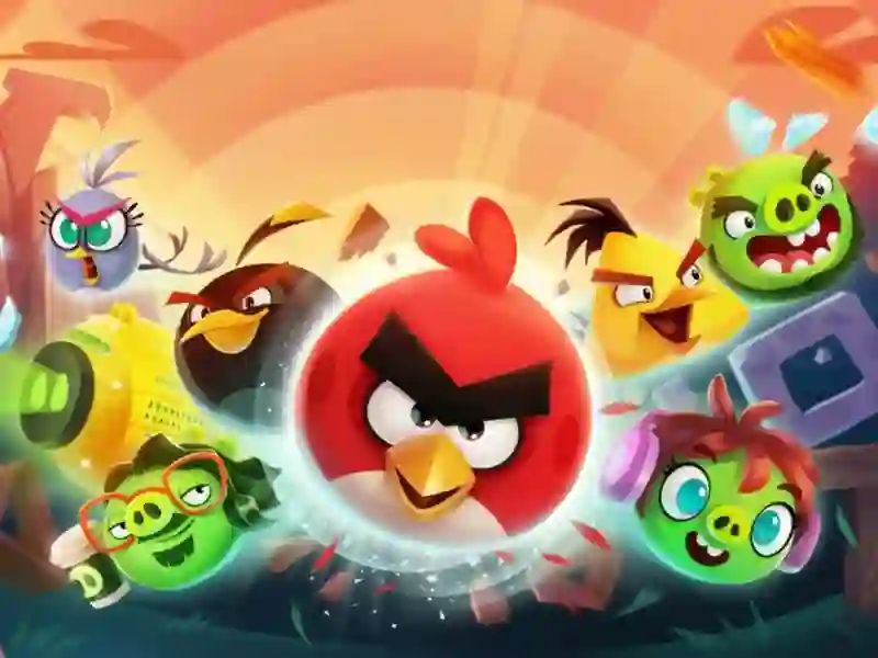 Spel Angry Birds Mad Jumps aanlyn