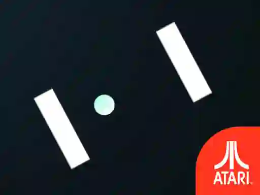 Spel Atari Pong aanlyn