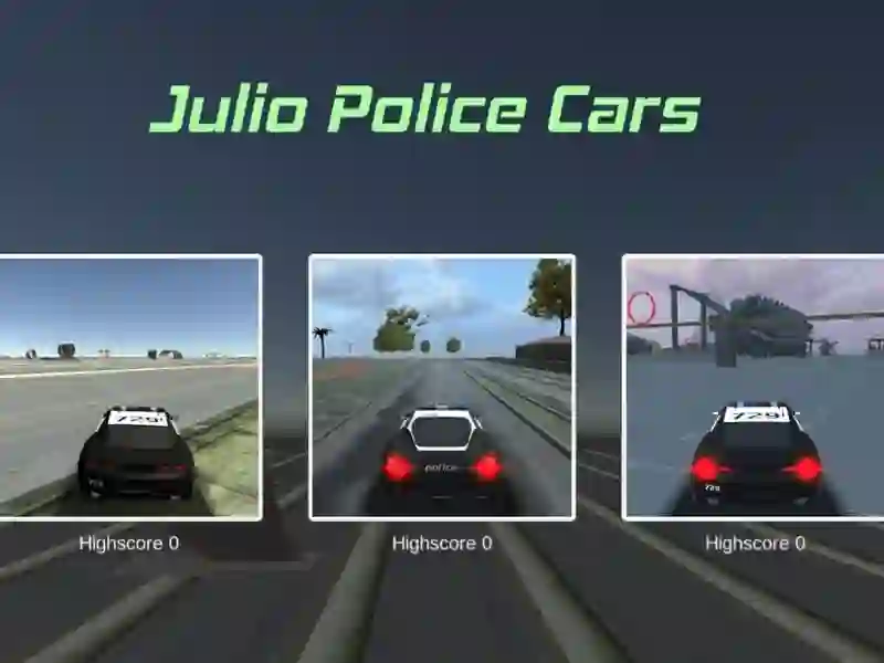 Spel Julio Police Cars aanlyn