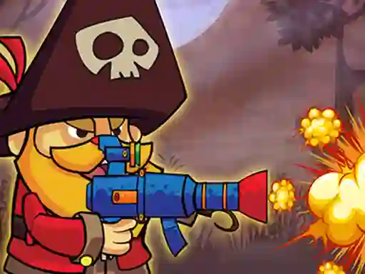 Spel Pirates vs Zombies aanlyn