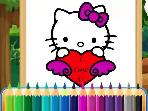 Spel Coloring Kitty aanlyn