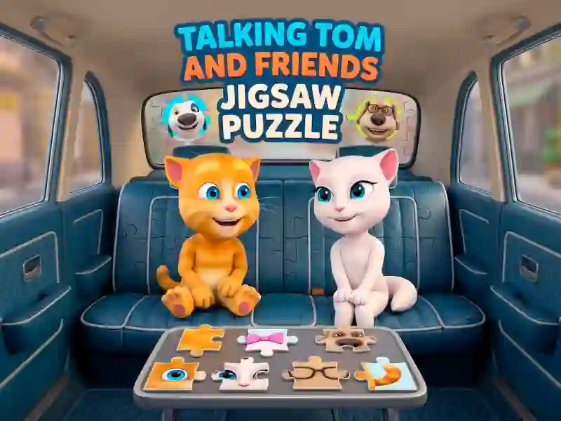 Spel Talking Tom and Friends Jigsaw Puzzle aanlyn
