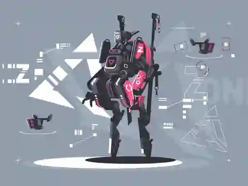 Spel Alien Robot Warrior Hidden aanlyn