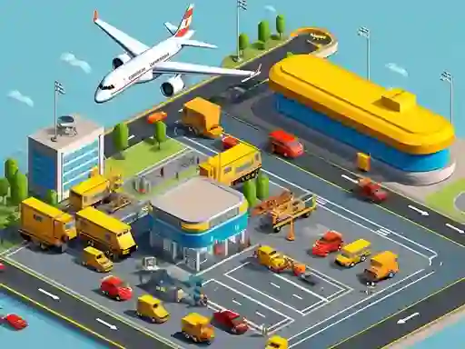 Spel Taxi Empire Airport Tycoon aanlyn