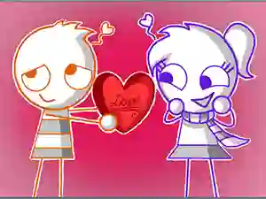 Spel Valentines Hidden Stars aanlyn