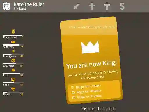 Spel Kings Card Decisions aanlyn