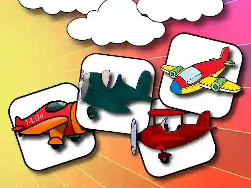 Spel Airplane Memory Challenge aanlyn