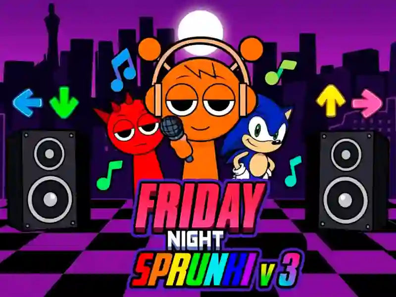 Spel Friday Night Sprunki v 3 aanlyn