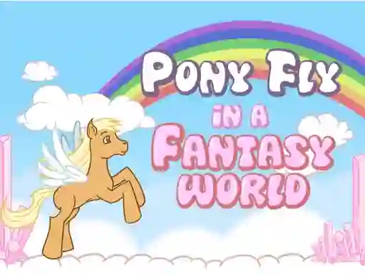 Spel Pony fly in a fantasy world aanlyn