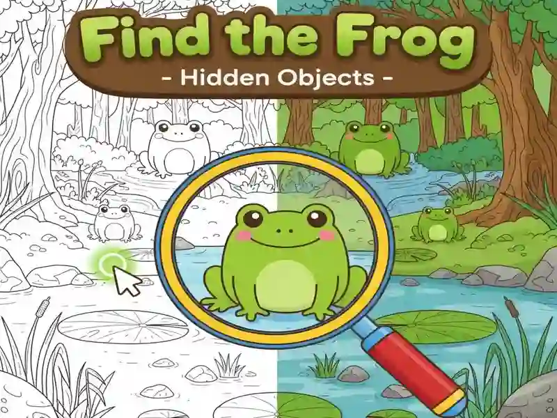 Spel Find the Frog Hidden Objects aanlyn