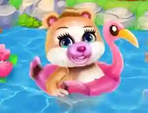 Spel Cute Bear Caring aanlyn