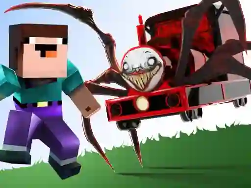 Spel Noob vs Spider Train aanlyn