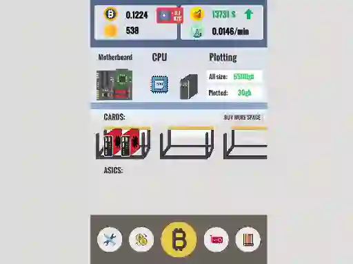 Spel Bitcoin Clicker aanlyn