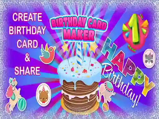 Spel Birthday Card Maker aanlyn