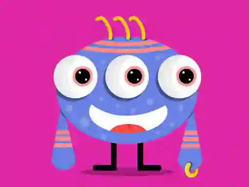 Spel Cute Little Monsters Memory aanlyn